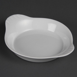 Olympia Whiteware runde Gratinschalen weiß 19,2cm (6 Stück)