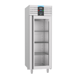 Combisteel Pro Line Kühlschrank Edelstahl Glastür Mono Block 700 Ltr