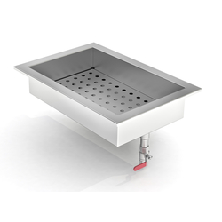 Combisteel Gemahlenes Eis Behälter Einbau 1/1 Gn