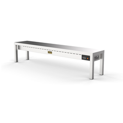 Combisteel Aufsatzbord Keramisch Beheizt 1 Stufig 1600  4 Heizelemente 250W – Breite 1600 – Art.-Nr.: 7020.0715
