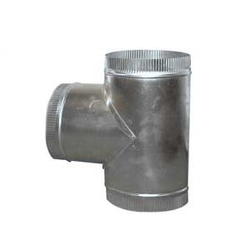 Combisteel T-Stück 90° Komplett Ø 200