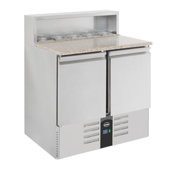 Combisteel Compact Line Pizzatisch 2 Türen