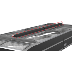 Combisteel Tiefkühltruhe Verbindung Schwarz 1880