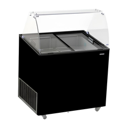 Combisteel Speiseisvitrine Corsica Schwarz 6X5 Lt