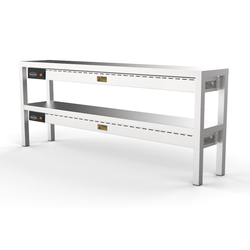 Combisteel Aufsatzbord Keramisch Beheizt 2 Stufig 1800  10 Heizelemente 250W – Breite 1800 – Art.-Nr.: 7333.0520