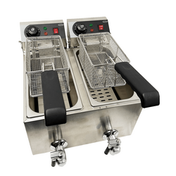 Combisteel Elektro Tischfriteuse 2X4 L