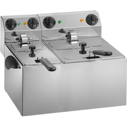 Prismafood Elektro-Friteuse (BxTxH): 46 x 43 x 21 cm