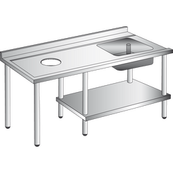 Prismafood Zulauftisch (BxTxH): 180 x 77 x 85 cm