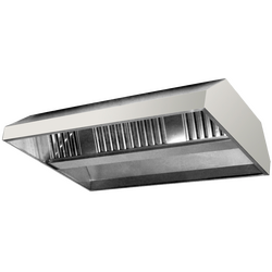 Prismafood Zentral-Deckenhaube trapezform 120x130 ohne Motor ohne Regler