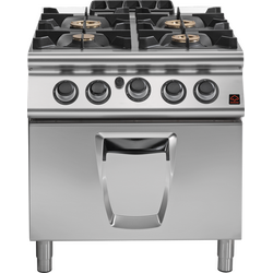 Prismafood Gasherd 4 Brenner mit Gasbackofen