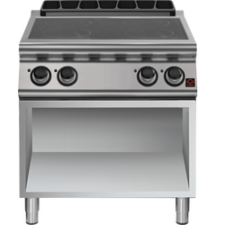 Prismafood Elektroherd Glaskeramik mit 4 Kochzonen