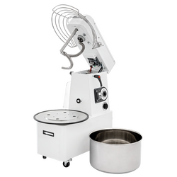 Prismafood Teigmaschine- stufenlos - aufklappbar - Kesselvolumen: 16 Liter / 12 kg Teig