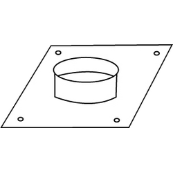 Prismafood Bundkragen D=20 cm für Abzugshauben