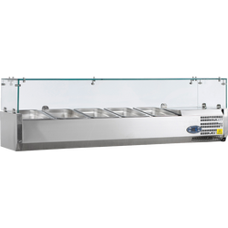 Prismafood Aufsatzvitrine 1200 Behälter: 5x1/4