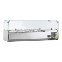 Prismafood Aufsatzvitrine 1200 Behälter: 3x1/3