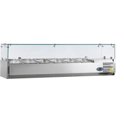 Prismafood Aufsatzvitrine 1500 Behälter: 6x1/3
