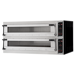 Prismafood Pizzaofen Virtuoso Vollschamott digital BREIT - 2 Kammern