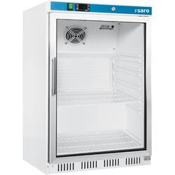 SARO Lagerkühlschrank mit Glastür - weiß HK 200 GD