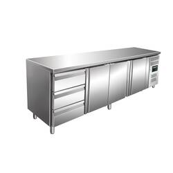 SARO Kühltisch inkl. 3er Schubladenset KYLJA 4130 TN