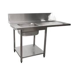 SARO Zulauftisch Spülmaschine links 1 Becken 1600mm