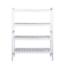 SARO Alu- Regalboden mit Kunstoffrosten 475x1062mm