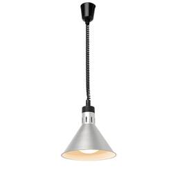 Hendi Höhenverstellbare Wärmelampe, konisch - Silber, Farbe: Silber