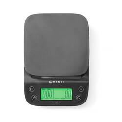 Hendi Hochpräzisions-Küchenwaage 3kg mit Timer