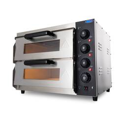 Maxima Kompakt Pizzaofen 2 x 40 cm 230V