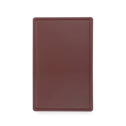 Hendi Schneidbrett HACCP Gastronorm 1/1 Braun, Farbe: Braun