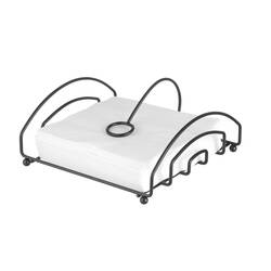 Hendi Serviettenhalter, schwarz 205x210 mm, Größe: 205x210 mm