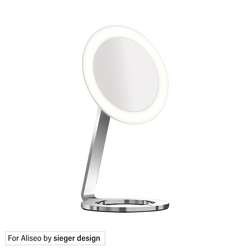 Aliseo LED Moon Dance Kosmetikspiegel Standmodell mit UK-Stecker, Ausführung: mit UK-Stecker, Variante: Standmodell