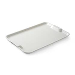 Hendi Serviertablett Euronorm mit Griff Grau 530x370 mm, Farbe: Grau