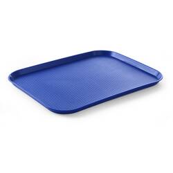 Hendi Serviertablett Blau 350x450x(H)20 mm, Farbe: Blau