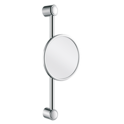 Aliseo Concierge Collection Kosmetikspiegel an Wandstange - ø220 mm, Farbe: Chrom, Variante: Wandstange, Durchmesser: ø220 mm