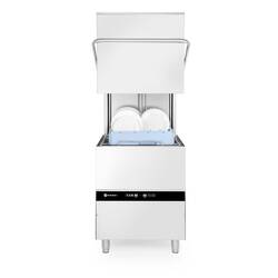 Hendi Haubenspülmaschine mit Klarspülerdosierung und Spülmittel- & Ablaufpumpe