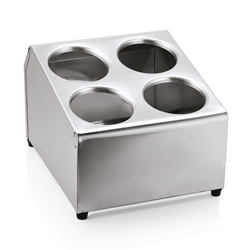 WAS Germany Besteckbehälter Chromnickelstahl 