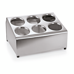 WAS Germany Besteckbehälter Chromnickelstahl 