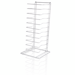 WAS Germany Pizzablechhalter Verchromt 