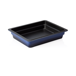 WAS Germany GN Behälter Gusseisen 1/2 blau