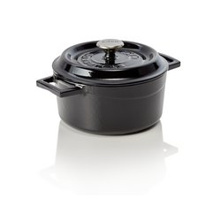 WAS Germany Cocotte Gusseisen schwarz