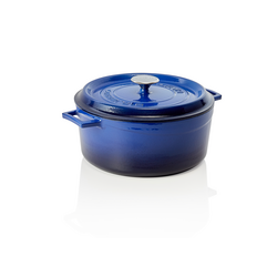 WAS Germany Bräter Gusseisen blau