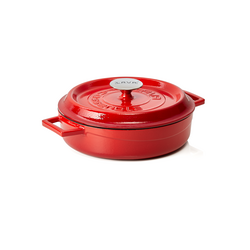 WAS Germany Bräter Gusseisen rot