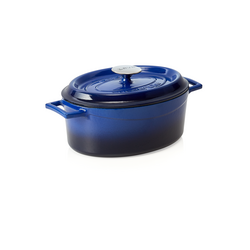 WAS Germany Bräter Gusseisen blau