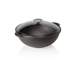 WAS Germany Bräter Gusseisen schwarz