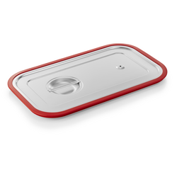 WAS Germany GN Transportdeckel Chromnickelstahl 18/10, Silikon 1/1 