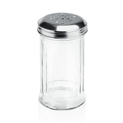 WAS Germany Streuer Edelstahl, Glas / Opal-/Hartglas 