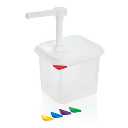 WAS Germany GN Saucenspender Polypropylen 1/6 