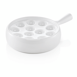 WAS Germany Schneckenpfanne Porzellan 