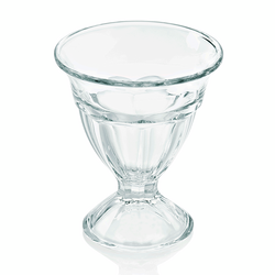 WAS Germany Eisbecher Glas / Opal-/Hartglas 