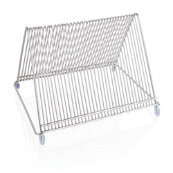 WAS Germany Tortenunterlagenständer Chromnickelstahl 